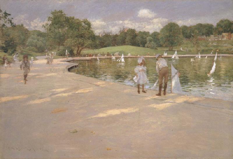 William Merritt Chase Lilliputian Boat Lake